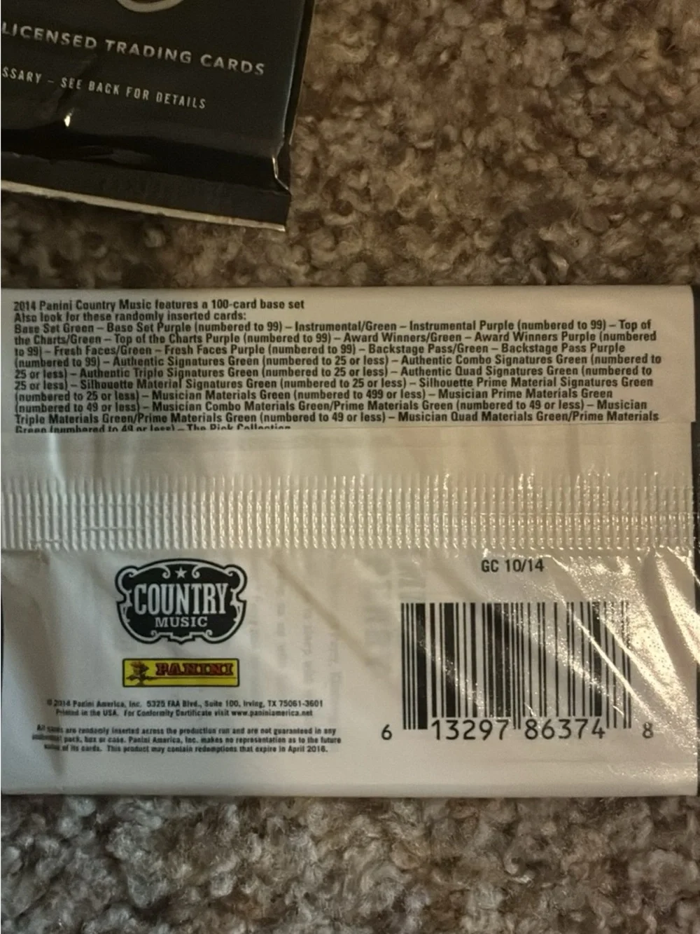 Panini lot country